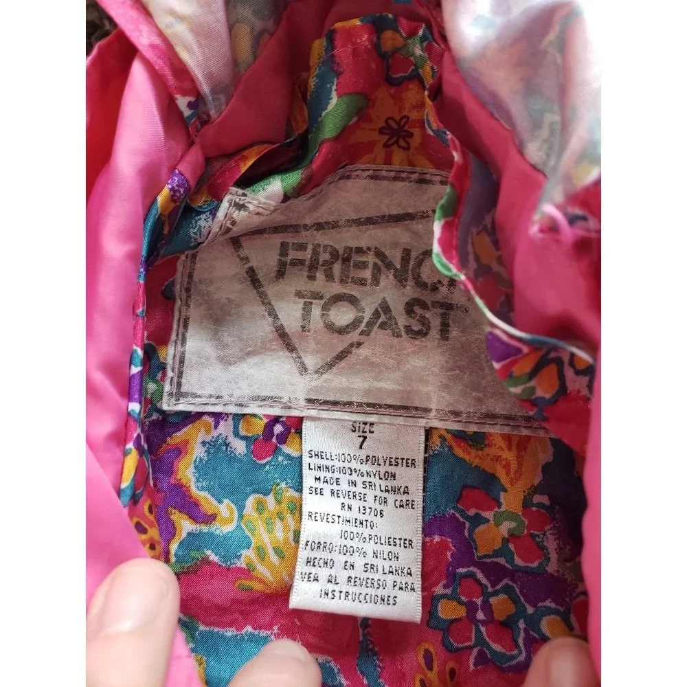 90s Girls Floral‎ Windbreaker